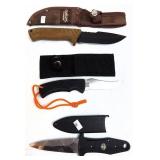 Vtg Camillus, Gerber, Schrade Fixed Blade Knives