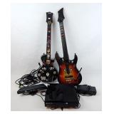 Lot Xbox 360 Bundle & Guitar Hero Guitars