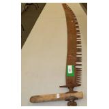 Antique Two Man Cross Cut Saw
