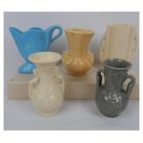 Lot Vtg Pottery Vases McCoy Shawnee Camark
