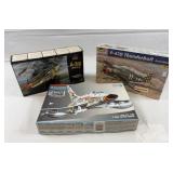 (3) Vtg Model Airplane and Helicopter Kits NIB