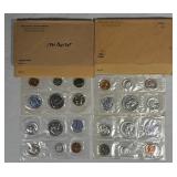 (2) 1960, (2) 1962 P.C. 90% Silver US Mint Proofs