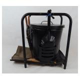 Fireplace Set - Ash Bucket Wood Carrier & Holder