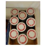 (9) Quarts of Vintage Quaker State Oil Cans