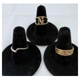 14K Gold Rings 7.23g Wear Or Scrap