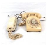 (2) Vtg Telephones- (1) Rotary Dial & (1) Trimline