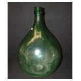 Vintage Large Green Glass Demijohn Carboy
