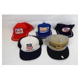 Lot of (5) Vintage Union Pacific Ball Caps