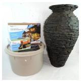 Aquascape Stacked Slate Urn Water Fountain Kit