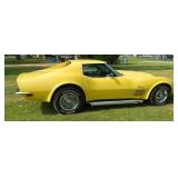 1972 Chevy Corvette Stingray Sunflower Yellow