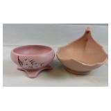 (2) Vintage McCoy Pottery Console Bowls