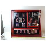 Vintage Michael Jordan Basketball Cards Framed