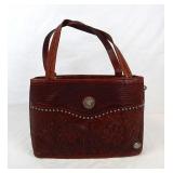 American West Brown Leather Handbag