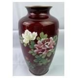 Beautiful Japanese Ginbari Cloisonnï¿½ Vase