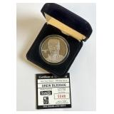 Drew Bledsoe One Troy Ounce .999 Silver Medallion