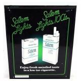 Vtg 1977 Salem Cigarettes Embossed Aluminum Sign