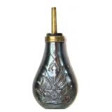 Vintage Civil War Style Design Black Powder Flask