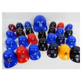 Vtg 1969 LRich LA Dodgers Helmet, 25 Mini Helmets