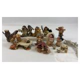Mixed Lot Friends of the Feather Figurines & More