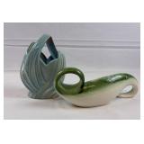 (2) Vtg Westcoast Pottery Aladdin and Artichoke