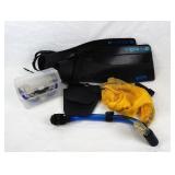 Oceanic Fins (& inserts), Snorkle, Mask, Net & Bag