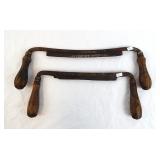 (2) Vintage Draw knives (aka draw shaves)