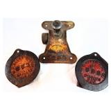 Vtg Cast Iron Lawn Sprinklers-WD Allen, Rainger