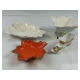 (5) Vtg Serving Pieces Pottery, Ceramic California