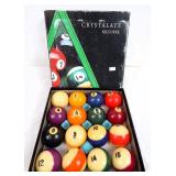 Vintage Crystalate Kelly Pool Ball Set England