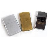 Vtg Zippo Lighters-First Insurance Hawaii, others