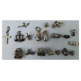 Collection Of Vintage & Modern .925 Charms