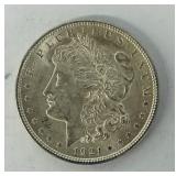 1921 Morgan 90% Silver Dollar