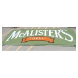 (2) Huge McAlister's Deli Advertising Signs