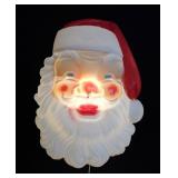 Vintage Illuminated Giant Santa Face Blow Mold