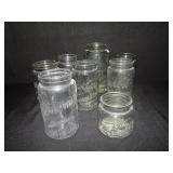 Vintage Economy Fruit Jars- Lot of (8)