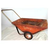 Vintage Radio Cart Garden Wheelbarrow Yard Art