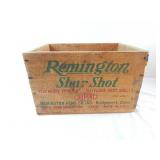 Old Remington Sure Shot Wood Ammo Box 12ga