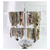Revolving Jewelry Display w/ Fashion Bracelets