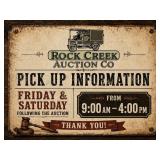 PICK UP INFORMATION
