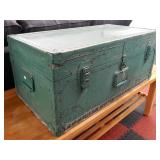 Vintage 1947 USAF Military Foot Locker