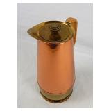 Vintage Copper and Brass Insulated Pitcher