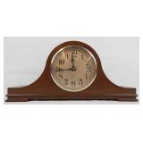 Vintage Spartus Faux-Wood Mantel Clock