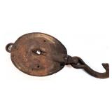 Antique Large Block & Tackle Pulley