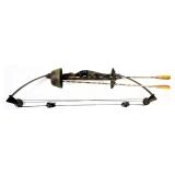 Vintage Camouflage Compound Bow w Two Arrows
