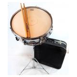 Vtg Yamaha Snare Drum, Ludwig Stand & Sticks