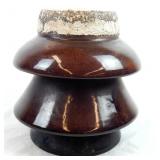 Vintage Mulit-Tier Ceramic High Voltage Insulator
