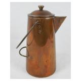 Vintage Rustic Copper Coffee Pot