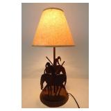 Rustic Indian End of Trail Table Lamp