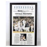 MLB Yankee 27th World Series NYTimes Printed Board