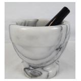 Marble Mortar & Pestle Set